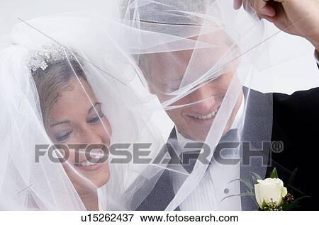 Stock Photo - Bride and groom. Fotosearch