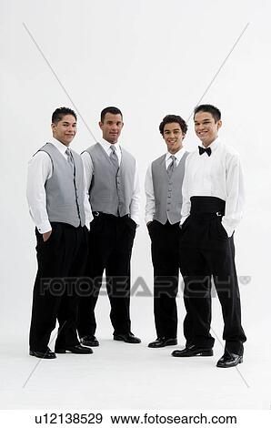Groom with wedding party View Large Photo Image Stock Photo - Groom with wedding party. Fotosearch