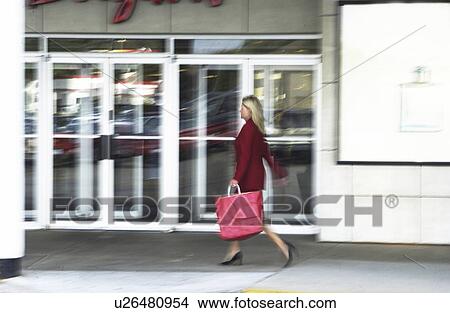 Picture - Woman shopping. Fotosearch