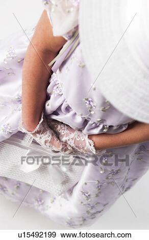 Stock Photo - Girl dressed up. Fotosearch