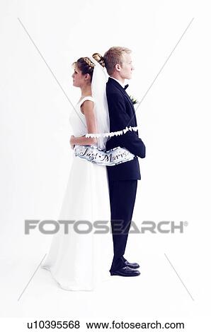 Bride and groom View Large Photo Image Stock Photo - Bride and groom. Fotosearch