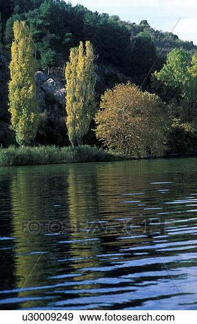 Stock Photo - Lake landscape. Fotosearch