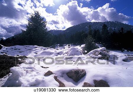 Snow covered mountain View Large Photo Image Stock Image - Snow covered mountain. Fotosearch