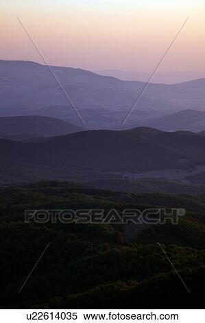 Mountains at sunset View Large Photo Image Stock Photography - Mountains at sunset. Fotosearch