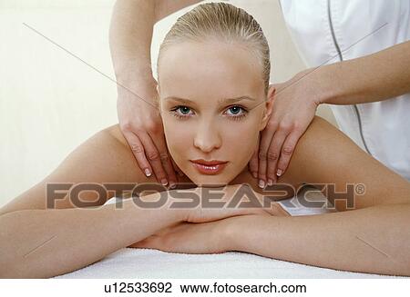 Woman waiting to have a massage View Large Photo Image Stock Image - Woman waiting to have a massage. Fotosearch