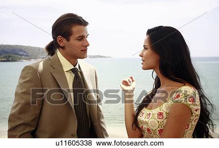 Stock Photo - Business man and woman. Fotosearch
