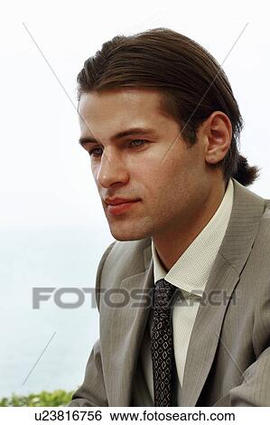 Closeup of businessman View Large Photo Image Stock Photograph - Closeup of businessman. Fotosearch