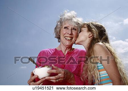 Grandmother and granddaughter View Large Photo Image Stock Image - Grandmother and granddaughter. Fotosearch