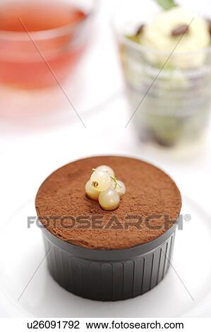 Chocolate cupped cake on plate View Large Photo Image Stock Image - Chocolate cupped cake on plate. Fotosearch