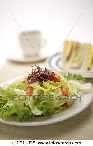 Stock Photography - Plate of salad. Fotosearch