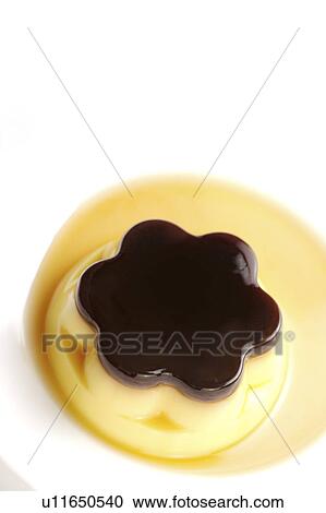 Pudding on plate View Large Photo Image Stock Image - Pudding on plate. Fotosearch