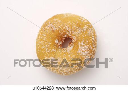 Stock Photo - Sugared ring donut. Fotosearch