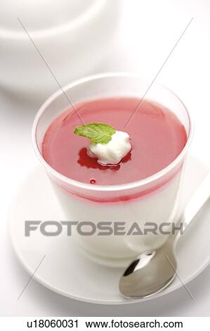 Yogurt with fruit jam View Large Photo Image Stock Image - Yogurt with fruit jam. Fotosearch