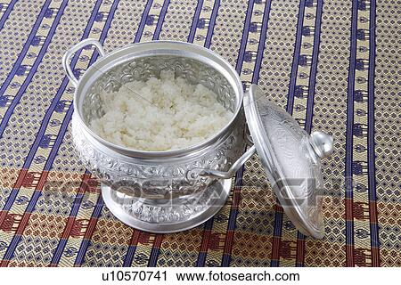 Pot with cooked rice View Large Photo Image Stock Image - Pot with cooked rice. Fotosearch
