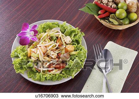 Stock Image - Seafood Salad. Fotosearch