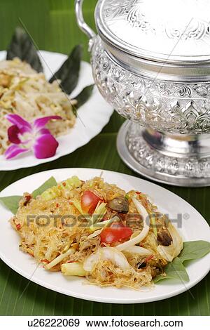 Stock Photo - Southeast Asian Food and pot. Fotosearch