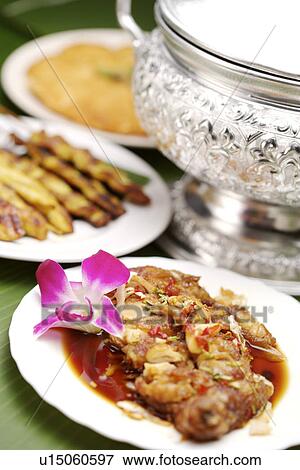 Spiced Chicken With Chili Sauce View Large Photo Image Stock Photo - Spiced Chicken With Chili Sauce . Fotosearch