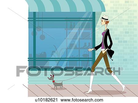 Clip Art - Hair Back, Brown Eyes, Looking Away, Outdoors. Fotosearch