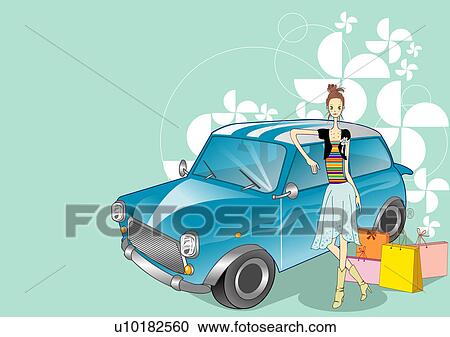 Hair Back, Full lenth, Long Hair View Large Illustration Clipart - Hair Back, Full lenth, Long Hair. Fotosearch