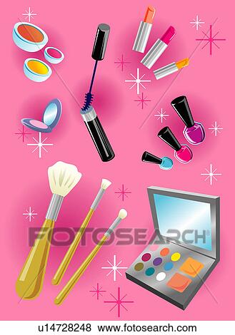 Cosmetics View Large Illustration Stock Illustration - Cosmetics. Fotosearch