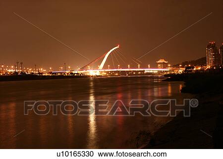 Stock Image - Outdoors, Night. Fotosearch
