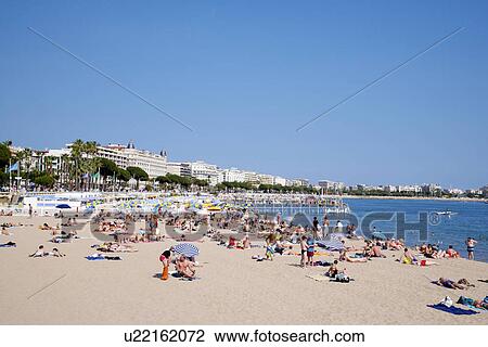 Beach in Cannes, South France View Large Photo Image Stock Image - Beach in Cannes, South France. Fotosearch