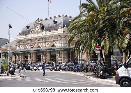 Street scene in Nice, South France View Large Photo Image Stock Photo - Street scene in Nice, South France. Fotosearch