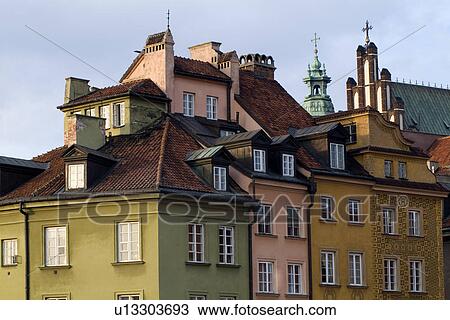 Stock Image - Houses against sky. Fotosearch