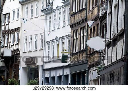 Row of houses View Large Photo Image Stock Photo - Row of houses. Fotosearch