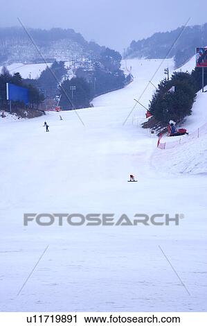 View of ski resort View Large Photo Image Stock Image - View of ski resort. Fotosearch