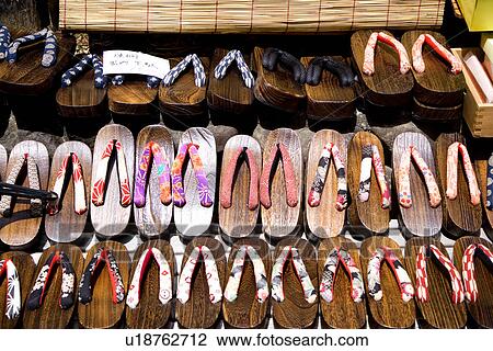 Stock Image - Geta sandals. Fotosearch