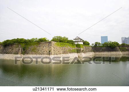 Moat, Japan View Large Photo Image Stock Image - Moat, Japan. Fotosearch