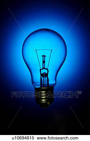 A lit light bulb View Large Photo Image Stock Photography - A lit light bulb. Fotosearch
