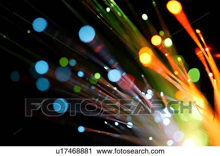 Stock Image - Abstract with beams of light . Fotosearch
