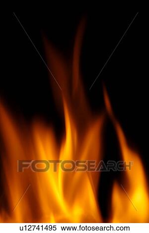 Flames on black View Large Photo Image Stock Photography - Flames on black . Fotosearch