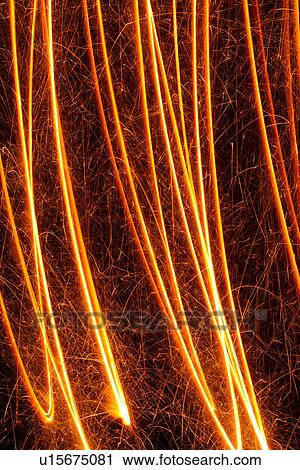 Light trails from sparkler View Large Photo Image Stock Image - Light trails from sparkler . Fotosearch