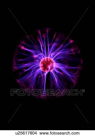 Picture - Plasma ball . Fotosearch