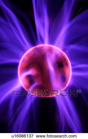 Stock Photo - Plasma ball . Fotosearch
