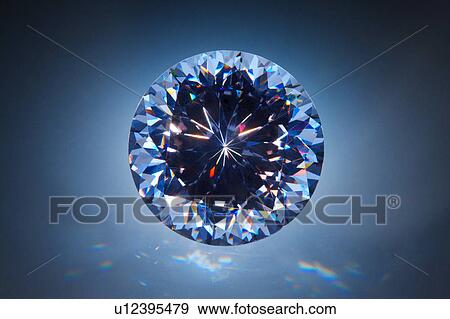 Stock Photo - Diamond, close-up . Fotosearch