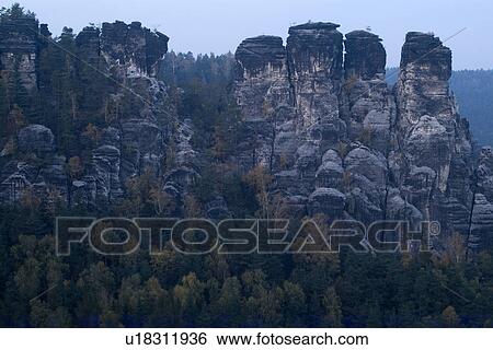 Stock Photograph - Rocky formation cliff. Fotosearch