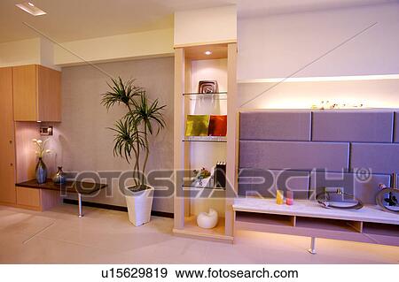 Stock Photo - A corner at modern home. Fotosearch