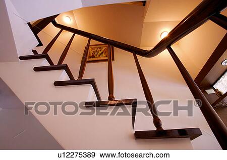 Stock Photo - Low angle view of staircase. Fotosearch