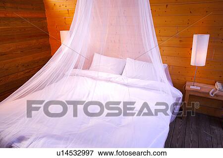 Mesh netting over bed View Large Photo Image Stock Photo - Mesh netting over bed. Fotosearch
