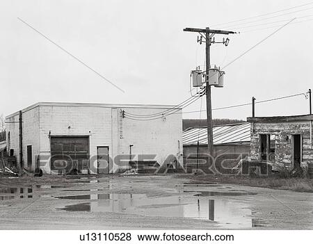 Abandoned Garage, Milton, Ontario. View Large Photo Image Stock Photo - Abandoned Garage, Milton, Ontario.. Fotosearch