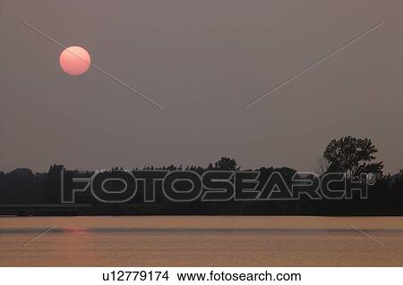 Picture - Lake Gibson - Thorold, Ontario, Canada. Fotosearch