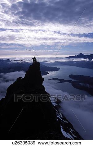 Mountain Climbing, North Greenland View Large Photo Image Stock Photo - Mountain Climbing, North Greenland. Fotosearch