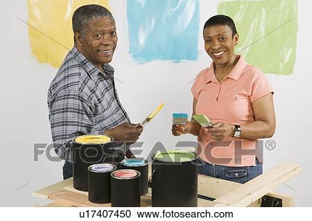 African American Couple Doing Home Improvement Painting, Canada, British Columbia View Large Photo Image Stock Image - African American Couple Doing Home Improvement Painting, Canada, British Columbia. Fotosearch