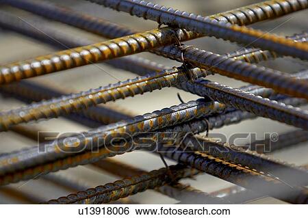 Layered and tied rebar; Canada, Ontario, Hamilton (Composting Facility) View Large Photo Image Stock Photograph - Layered and tied rebar; Canada, Ontario, Hamilton (Composting Facility). Fotosearch