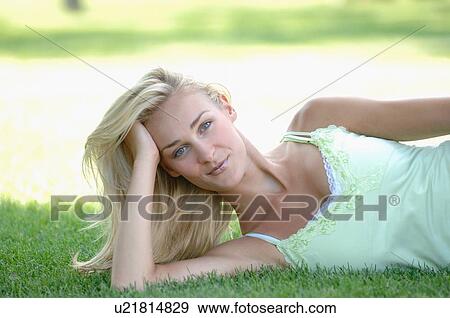 Young blonde female in park, Regina, Saskatchewan View Large Photo Image Stock Photo - Young blonde female in park, Regina, Saskatchewan. Fotosearch