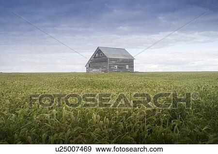 Stock Photo - Old house, Manitoba, Canada. Fotosearch